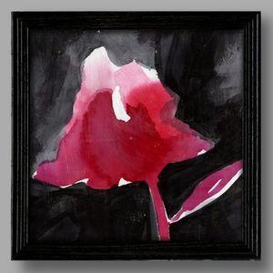 Framed Floral Painting, by Kathy Morton Stanion - Organic Impressions 07